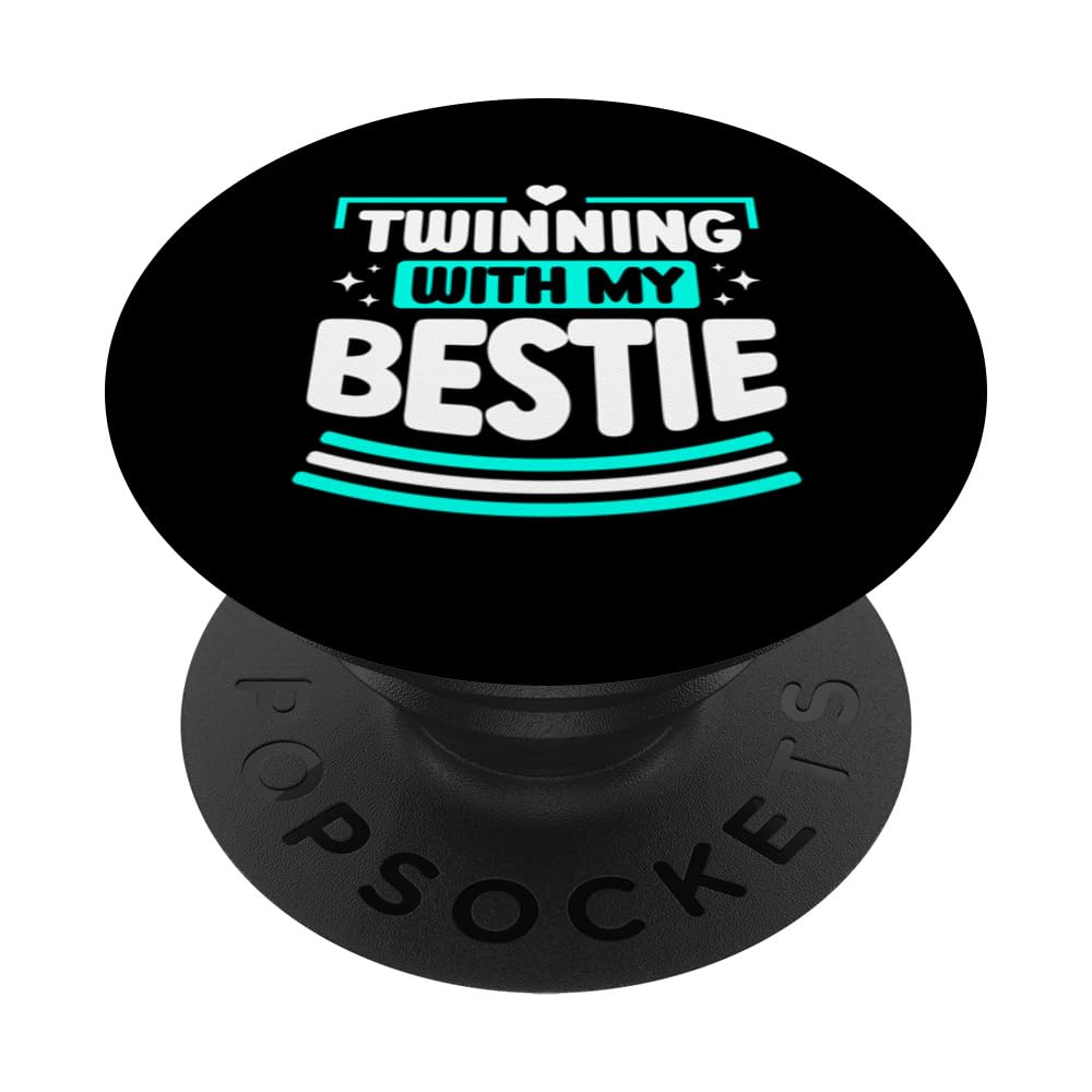 Twins Day Spirit Week Twinning With My Bestie PopSockets Swappable PopGrip