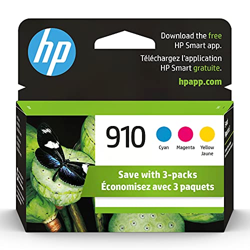 Cartuchos de Tinta Originales HP 910 Paquete de 3 Colores