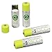 Pilot Automotive CA-9910PK4 USB AA Rechargeable Battery, 4 Pack (USBCell ECO)