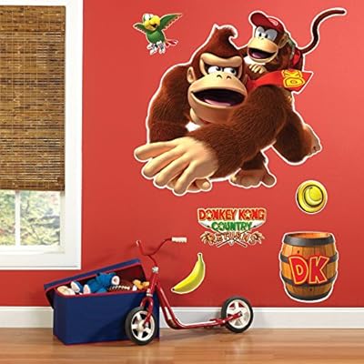 Amazon Com Birthdayexpress Donkey Kong Room Decor Giant Wall