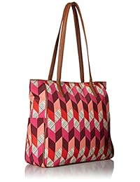 Bolso tote con cremallera de muy buen gusto Vera Bradley, poliéster