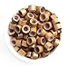Yesurprise 1000 Silicone Micro Link Rings 5mm Lined Beads for Hair Extensions Tool Dark Blonde
