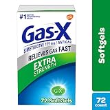 Gas X Gas Relief Extra Strength Gels, 72 count