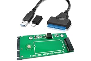 Sintech 26pin SSD to SATA Adapter Card with USB Cable, Compatible with Sandisk SD5SG2 from Lenovo X1 Carbon Ultrabook 2012 Ye