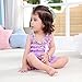 Vcmart Glitter Heart Pendant Chunky Bubblegum Necklace and Bracelet Set Girls Valentines Day Gift