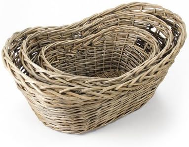 ZENTIQUE French Market Basket without Handle, Small