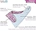 Baby Bandana Bibs For Girls – 8 Pack Baby Drool Bib Gift Set, Organic Cotton, 3 Snaps To Fit All Neck Sizes, Soft, Extra Absorbent, Easy To Clean, Perfect Baby Shower Gift Set