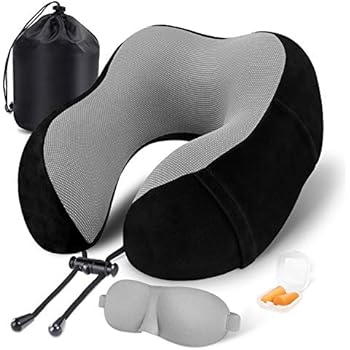 Amazon Com Raxker Travel Pillow Memory Foam Neck Pillow For