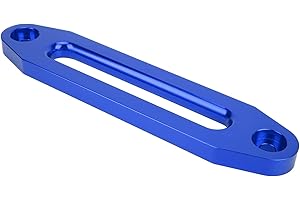 ANGGREK Hawse Fairlead, Aluminum Winch Accessories, 8000 to 15000 Pounds Load Capacity for UTV and ATV Users (B(Blue))