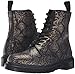 Dr. Martens Women's Pascal Baroque Cristal Suede Combat Boot