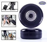 Replacement Wheels For Luggage, DIY Wheels for Most Luggage Quiet and Smooth Wheels Perfect fit for Samsonite Luggage, Rimowa Luggage and Ricardo Luggage(Set of 2)(75Ã—26mm)