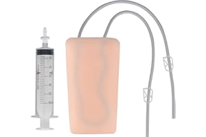 SimCoach Phlebotomy and Venipuncture Practice Kit, Wearable IV Practice Kit, IV Start Kit for Injection Training, Nursing School Essentials, White