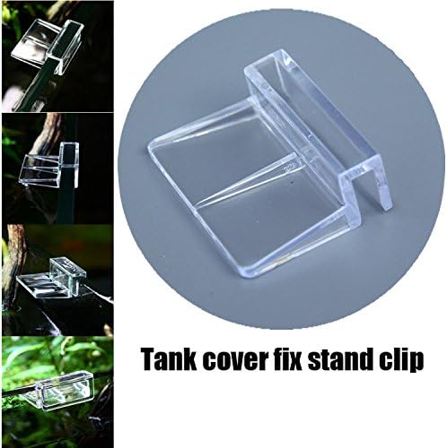 4pcs aquarium fish tank glass cover clip support holder arcylic thermo brackets
