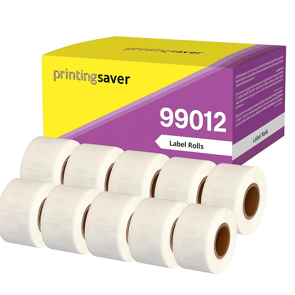 10 Compatible Rolls 99012 S0722400 36mm x 89mm Address Labels for LabelWriter 4XL 450 400 330 320 310 Twin Turbo Duo Seiko SLP 450 430 420 400 240 220 200 120 100 Pro Plus (260 Labels per Roll)