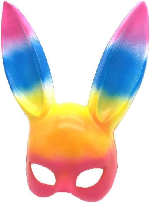 SDGDFXCHN Halloween Cosplay Bunny Mask Halloween Party Costume Ball Bunny Ear Mask
