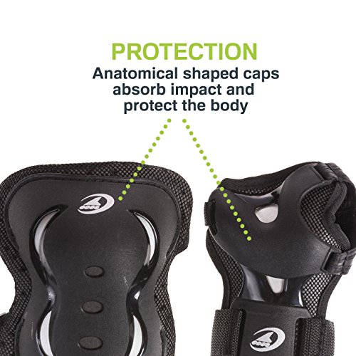 4 Rollerblade+Bladegear+Wristguard+Protective+Protection