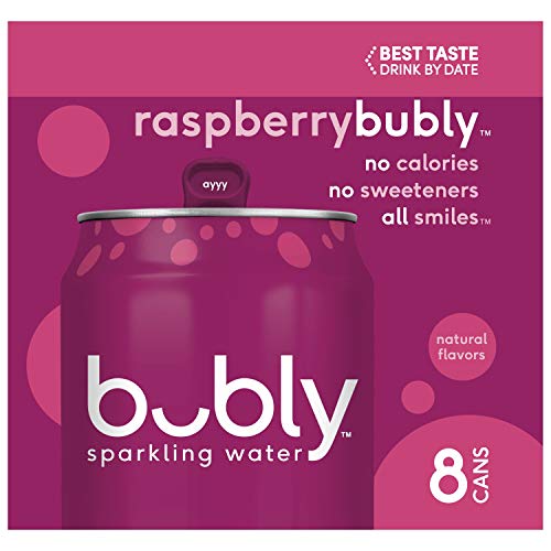 bubly Raspberry Sparkling Water 8 Pack - Image 3
