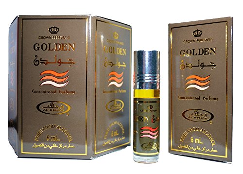 Simplyislam Al-Rehab Crown Roll on Attar Perfume Oil: Golden 6ml by Unisex