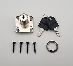 6 Sets Purocean Keyed Alike Desk Drawer Locks
