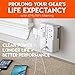 ECHOGEAR Wall Charger Surge Protector with 4 Pivoting AC Outlets & 2 USB Ports – 1080 Joules to Protect Gear & Increase Outlet Capacity