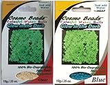 Bundle: Grow and Glow-in-the-dark; CLEAR and BLUE over 1,100 Amazing Cosmo Beads(tm) Water Marble Balls ;Great for Gift Giving As Stocking Stuffers. Kids of All Ages Will Love'em. by Cosmo Beads