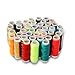 Homder 40 Spool Sewing Thread 100% Cotton Assorted Spool Threads Sewing Thread Bobbins Of Colorful Assorted Thread Spool for Embroidery Machine Use