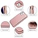 Arae Case for iPhone 11 pro max PU Leather Wallet Case with Card Pockets Back Flip Cover for iPhone 11 pro max 2019 6.5 inch (Rosegold)