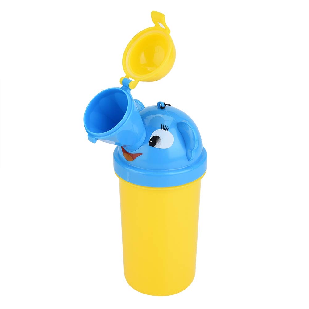 Baby Potty Toddler Emergency Toilet Training Seat with Handle and Anti-Slip for Boys & Girls Baby Car Camping(Yellow) Toilet, Training Pants