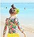 Baby Girls Three Pieces Floral Sun Protection Swimsuit Bikini Set (4-5T, Yellow) XL