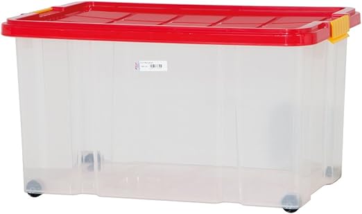 Euro Caja con tapa, grande 60 x 40 x 30 cm: Amazon.es: Juguetes y juegos