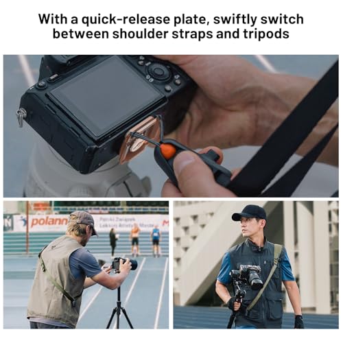 PGYTECH Camera Strap Pro, Heavy Duty Quick Release Shoulder Strap with Removable Underarm Strap, Professional Harness