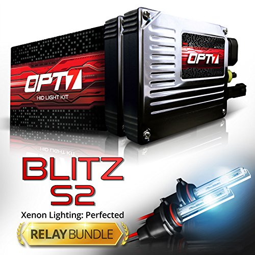 Blitz 35w S2 HID Kit - All Bulb Sizes and Colors - Relay Capacitor Bundle - 2 Yr Warranty [880 (881 890 Series) - 8000K Ice Blue]