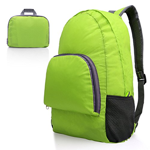 Ultra Lightweight Packable Backpack Foldable Durable Travel Hiking Backpack Daypack for Women/Men(Green) Load 