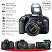 Canon EOS Rebel T7i DSLR Camera + Canon EF-S 18-55mm IS STM Lens + Canon EF 75-300mm III Lens + Wide Angle & Telephoto Lens + Telephoto 500mm f/8.0 (Long) + 64GB Card + Slave Flash + Valued Bundle