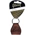 Gibson Genuine Leather Pickholder Keychain - Handmade USA Brown Guitar Accessory