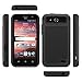 LK [Shock-Absorption] Hybrid Dual Layer Armor Defender Protective Case Cover for ZTE Maven / ZTE Overture 2 / ZTE Fanfare / ZTE Speed (Black)