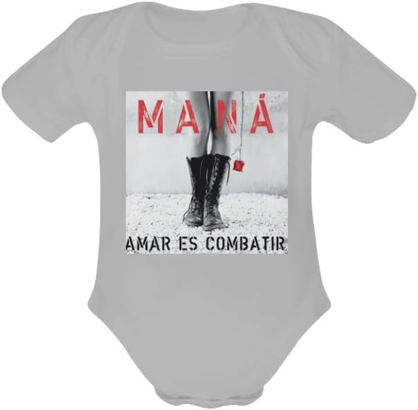 Wihuae Unisex Mana Band Rock Baby Powder Organic Short Sleeve Onesies