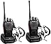Arcshell Rechargeable Long Range Two-Way Radios with Earpiece 2 Pack UHF 400-470Mhz Walkie Talkies Li-ion Battery and Charger Included primary