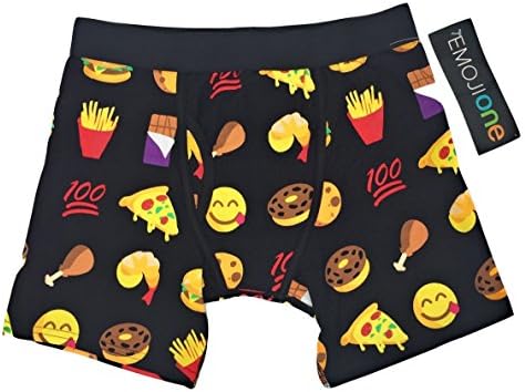 Men's Emoji Snacks Junk Food Boxer Brief
