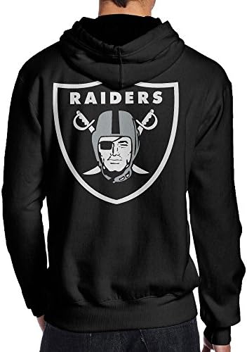 VGOING Men's Fashion Hoodies Oakland Football Logo Raiders Hooded L
