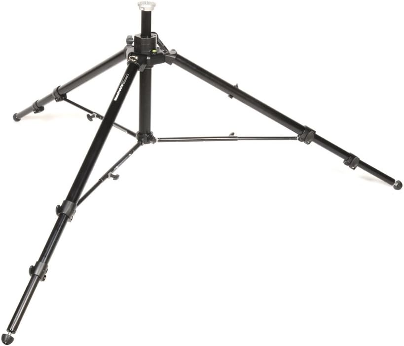 Manfrotto 475B Pro Geared Tripod without Head (Black) : Camera Tripods : Camera & Photo