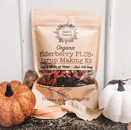 Organic Elderberry Plus+ Syrup Making Kit, Easy to make at home, Just add honey, Also includes Goji berries, Echinacea, Astragalus, Rosehips, Ginger, Cloves & Cinnamon, Makes about 20oz of syrup. - Thumbnail 3