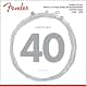 Fender 7250M Nickel Plated Steel Roundwound Long Scale Electric Bass Guitar Strings - Medium