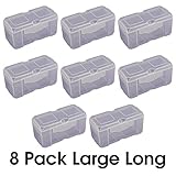 Cottage Mills DotBox Large Long Box – 8 pcs. Little Storage Boxes for Storing Little Things Like Beads, findings and Parts. Boxes fit Inside DotBox Carrying Cases Sold Separately. 4 Packages of 2.