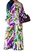 Jiujiuyi Women's Long Sleeve Floral Print Blouson Wide Leg Jumpsuit Playsuit
