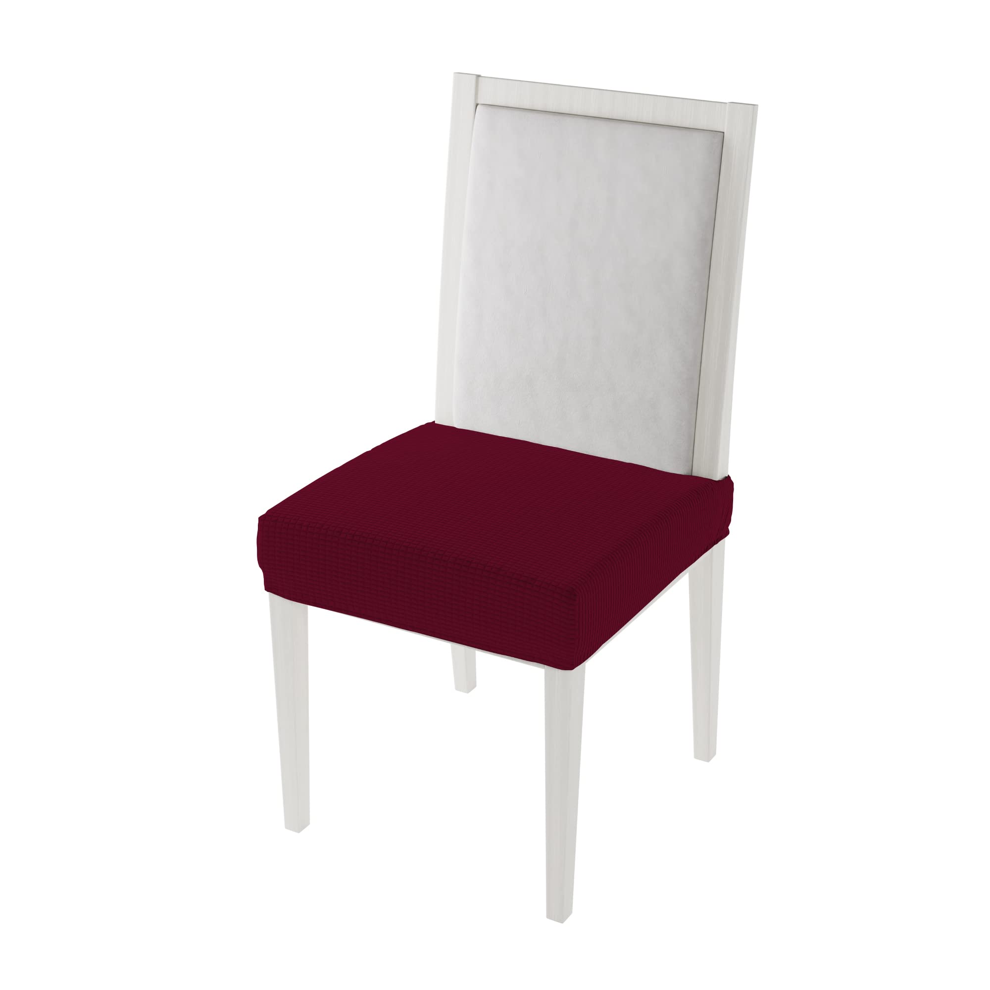 Italian Bed Linen Leslie seat cover, Bordeaux, One Size