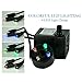 MerryNine Water Pump, 80 GPH (300L/H) Water Pump with Colorful LED Light for Fish Tank, Aquarium, Fountains, Hydroponics, Pond with 4.9ft (1.5m) Power Cord (80GPH)