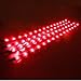 Cutequeen 30cm LED Car Flexible Waterproof Light Strip Red (pack of 4)