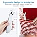 Electric Blackhead Remover, MEBUYZ Comedo Suction Microdermabrasion Machine Electric Blackhead Removal Rechargeable Skin Peeling Machine Comedone Extractor Tool, Facial Pore Cleaner With 4 Levels