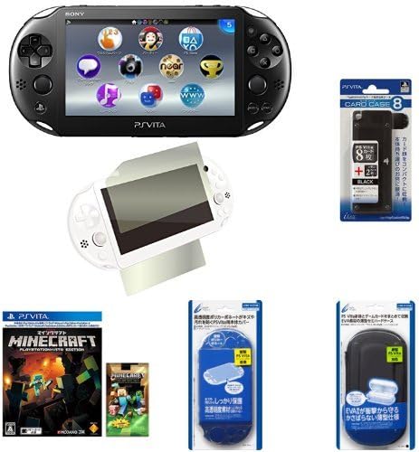 Amazon Playstation Vita はじめようセット 本体 ブラック マインクラフト アクセサリセット ゲーム